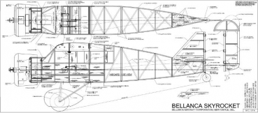 Preview: Bellanca Skyrocket 1/5 Bauplan Preview: Bellanca Skyrocket 1/5 Bauplan
